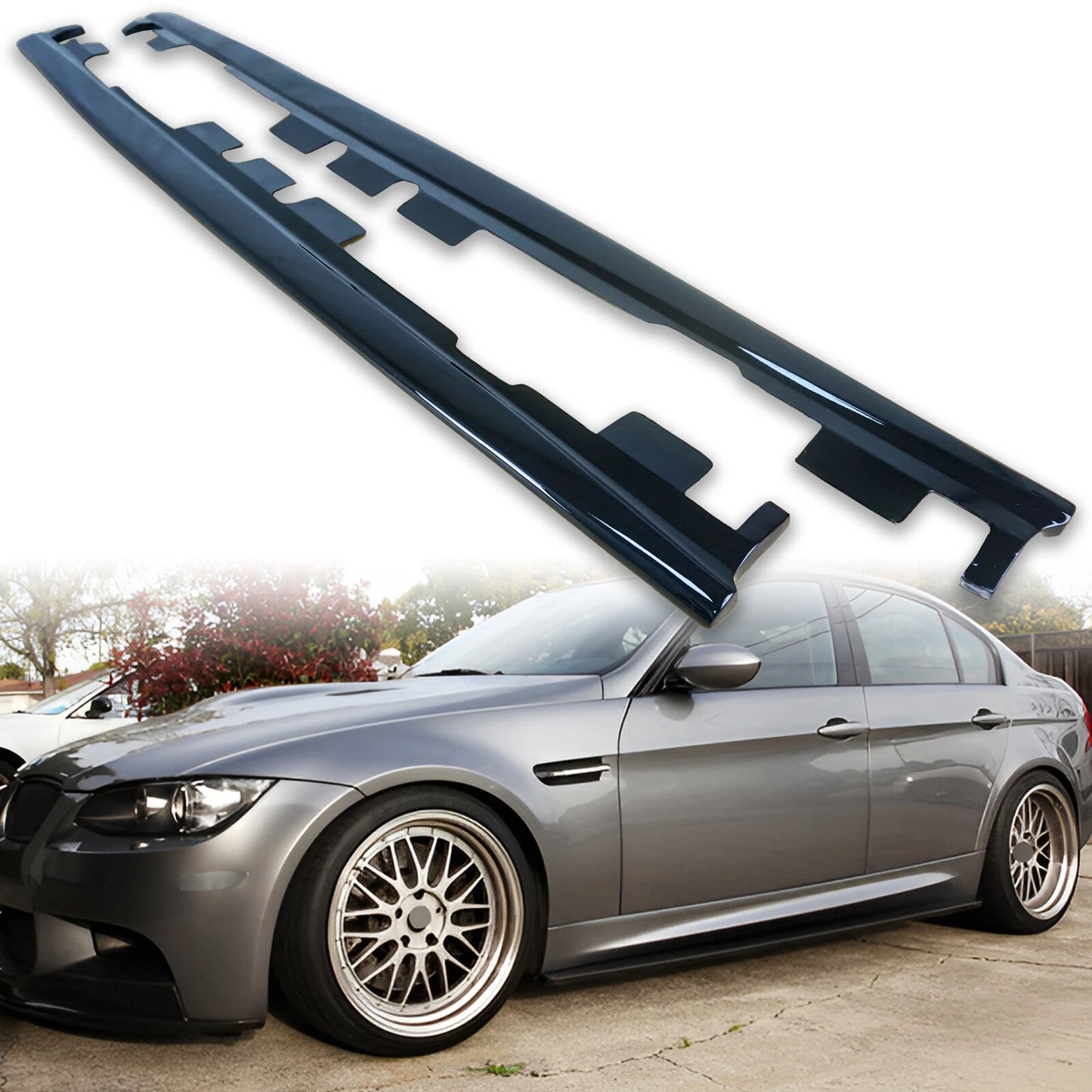 Side Skirt Extensions for BMW 3 Series E90 M3 (2007-2014)