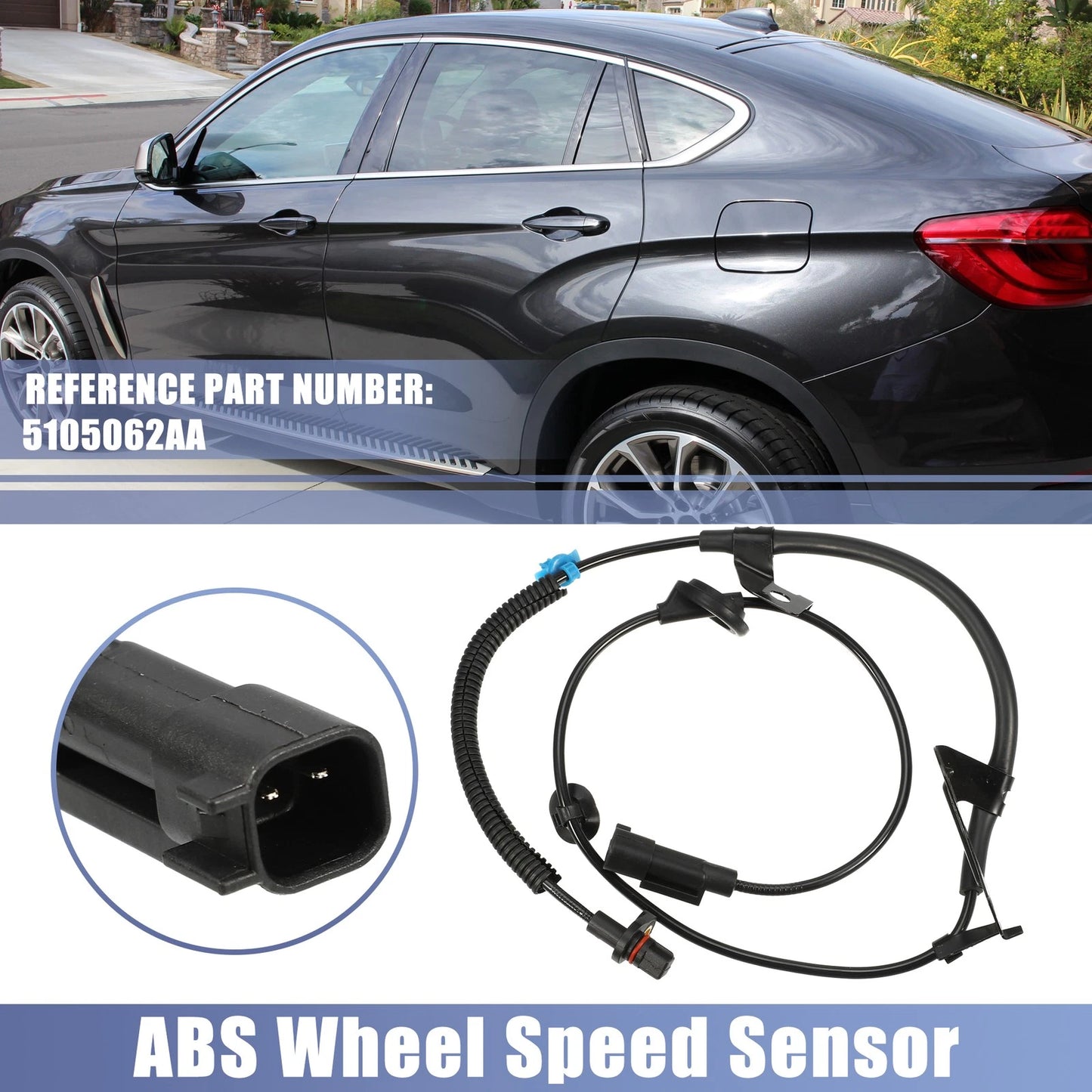 Rear Right ABS Wheel Speed Sensor for DODGE CALIBER (2009-2012)