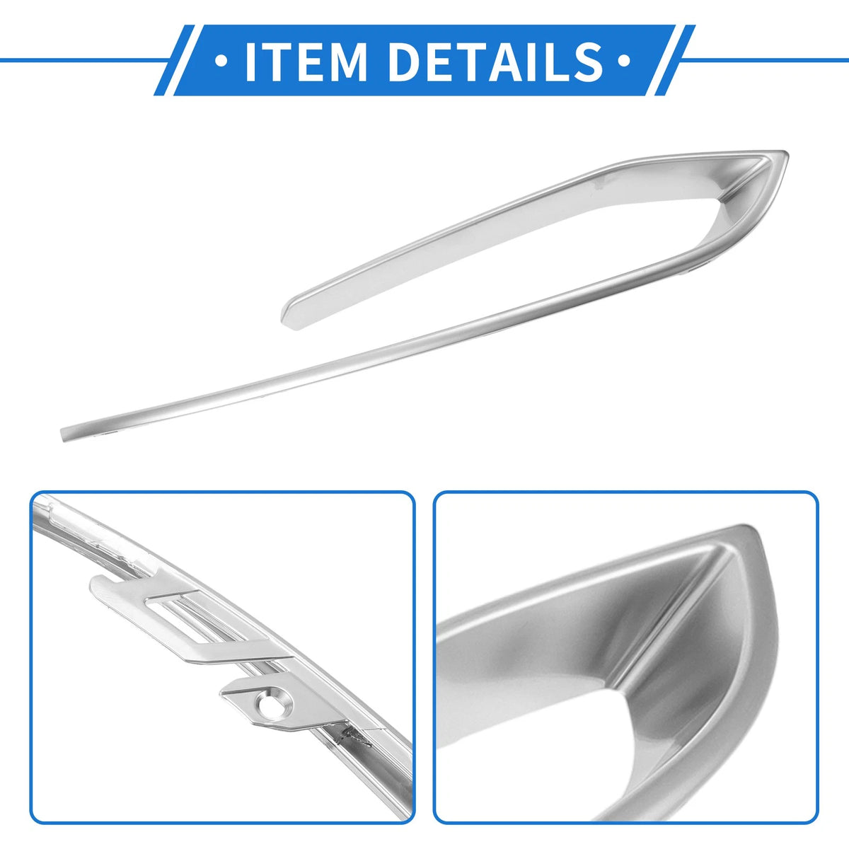 Front Left Bumper Grille Trim for BMW 5 Series F18 LCI (2014-2017)