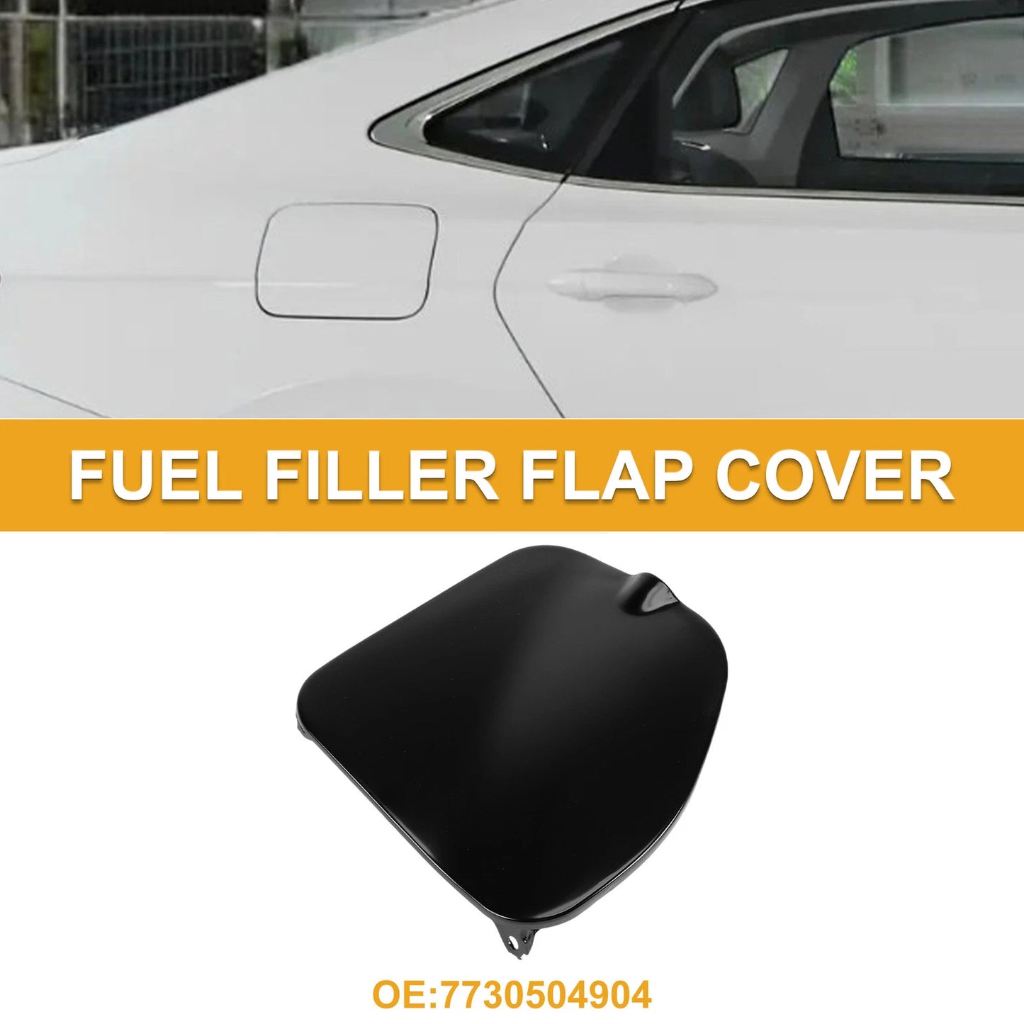 Fuel Tank Door Cap for Toyota Tacoma (2005-2015) Black Filler Flap Cover