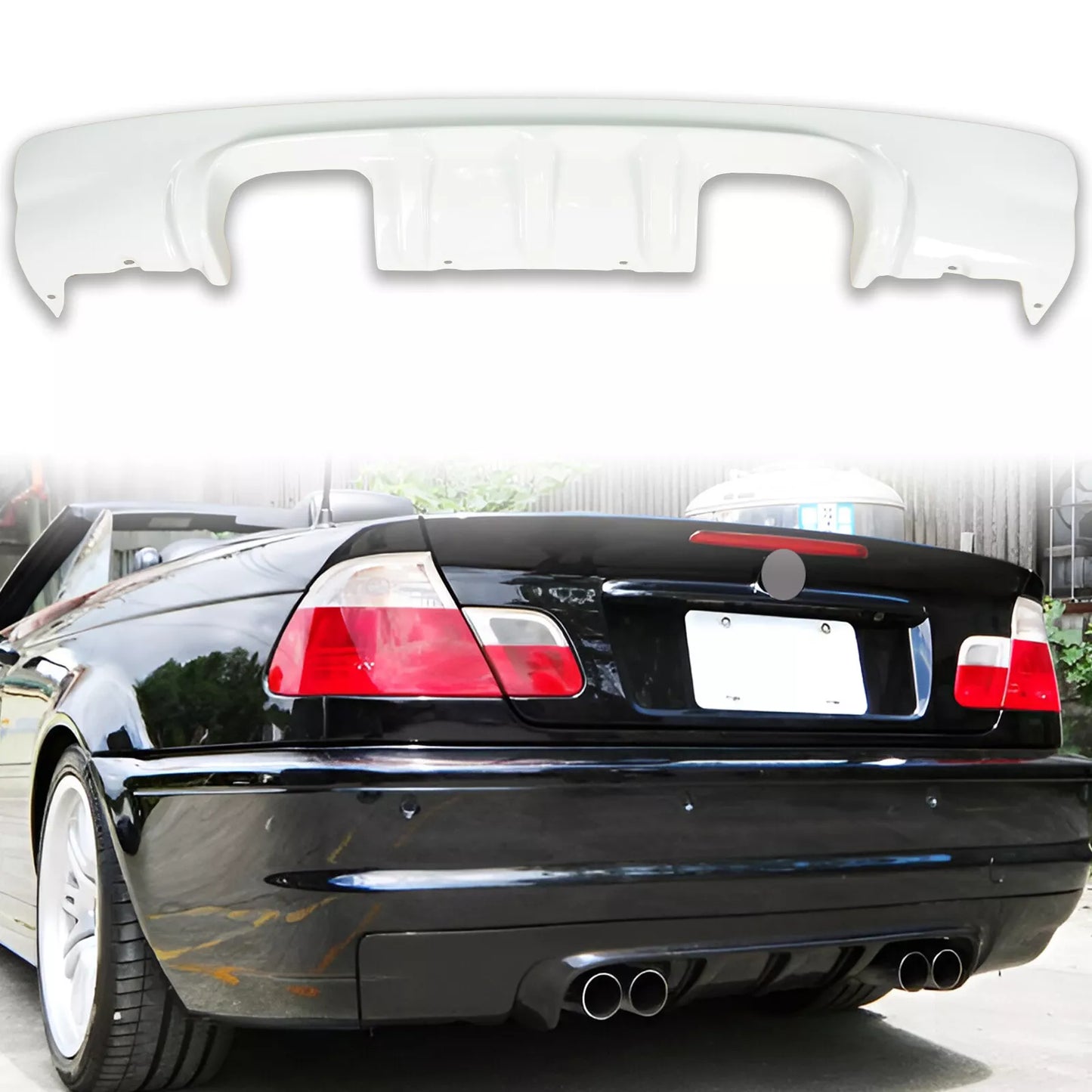 Rear Bumper Diffuser for BMW 3er E46 M3 (2000-2006)