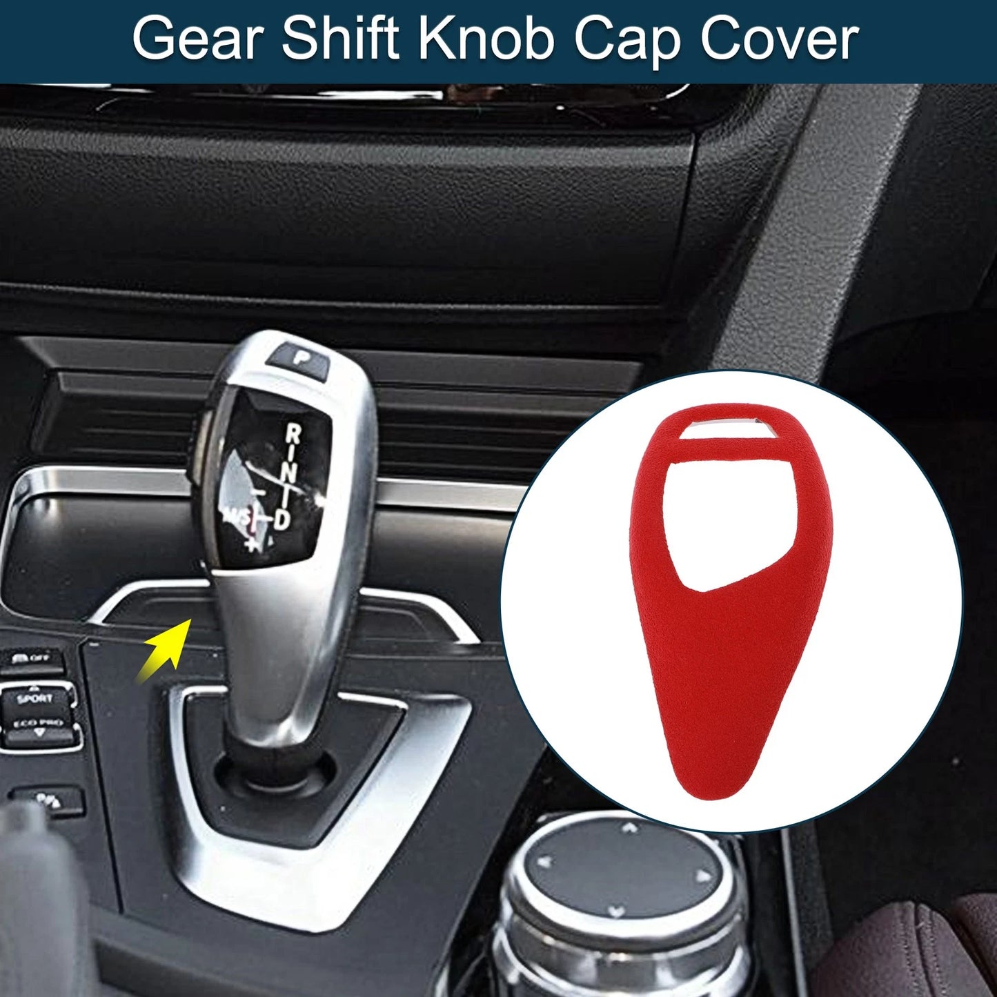 Gear Shift Knob Cap Cover for BMW 3 4 Series F30 F31 F32 F36 M235i (2013-2019)