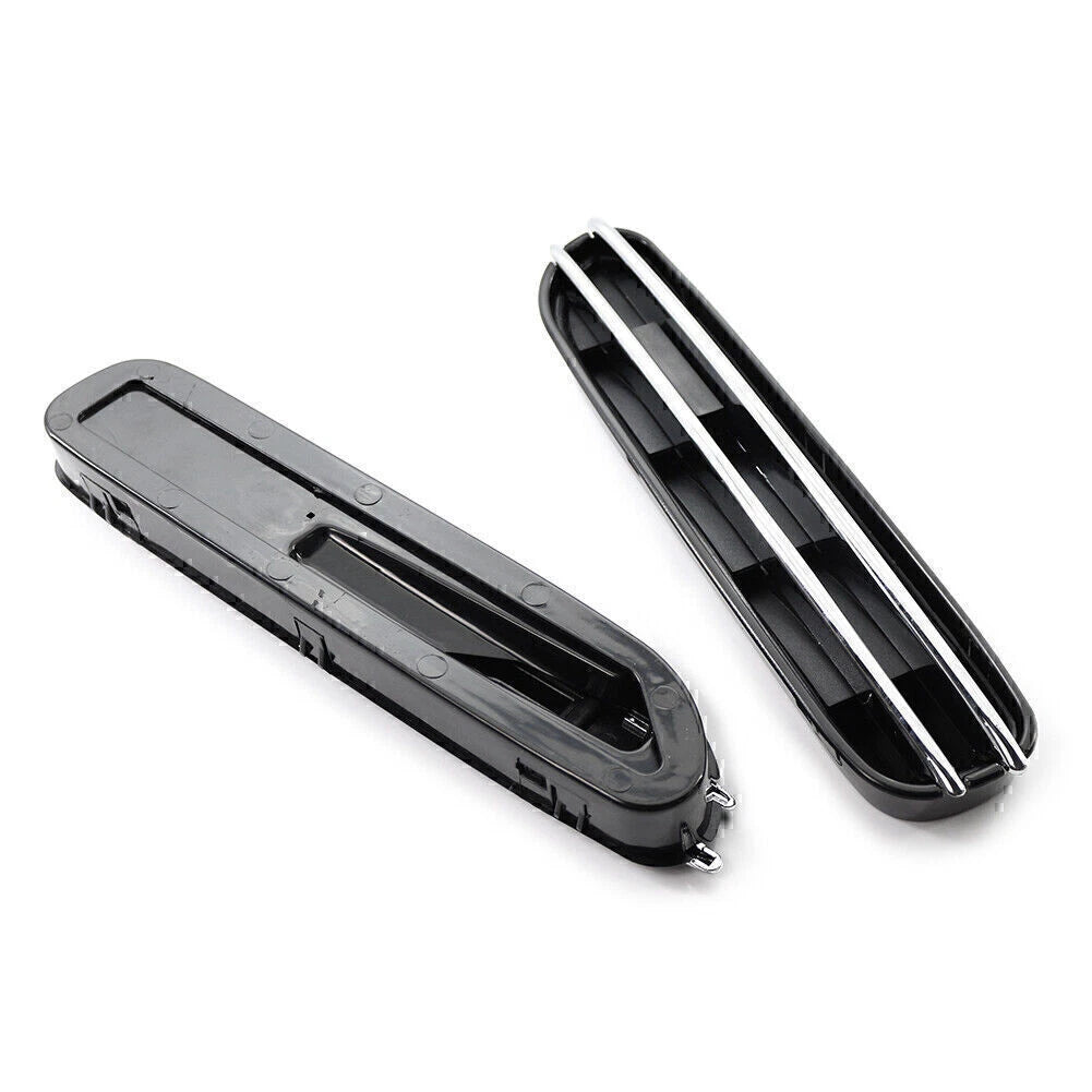 1 Pair ABS Side Fender Air Flow Vents Grille for BMW 5 Series (1996-2010)