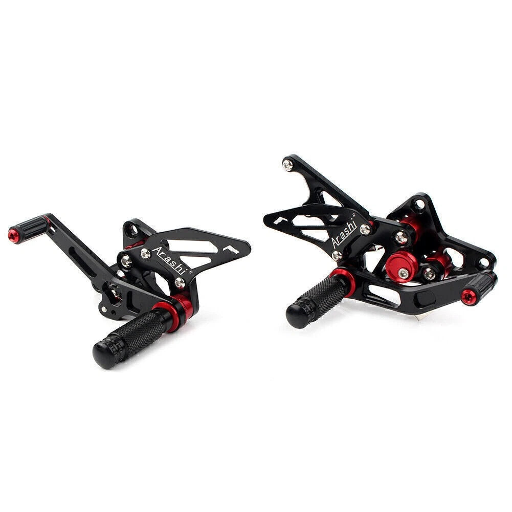 CNC Rearset Footpeg Rest Pedals for Suzuki GSXR 1300 Hayabusa (1999-2018)
