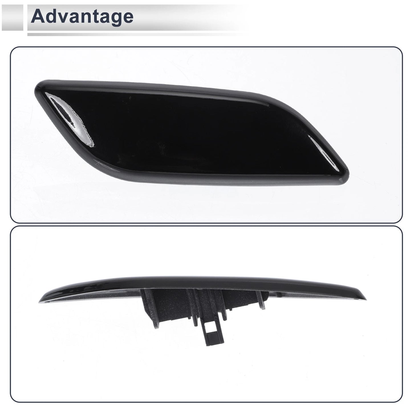 Bumper Headlight Washer Nozzle Cover Cap for Mazda 3 (2004-2009)