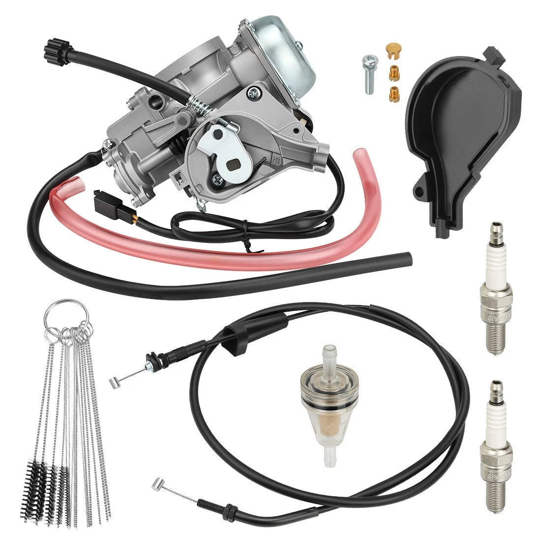 Carburetor & Throttle Cable for Arctic Cat 366 400 4x4 Auto TBX TRV FIS