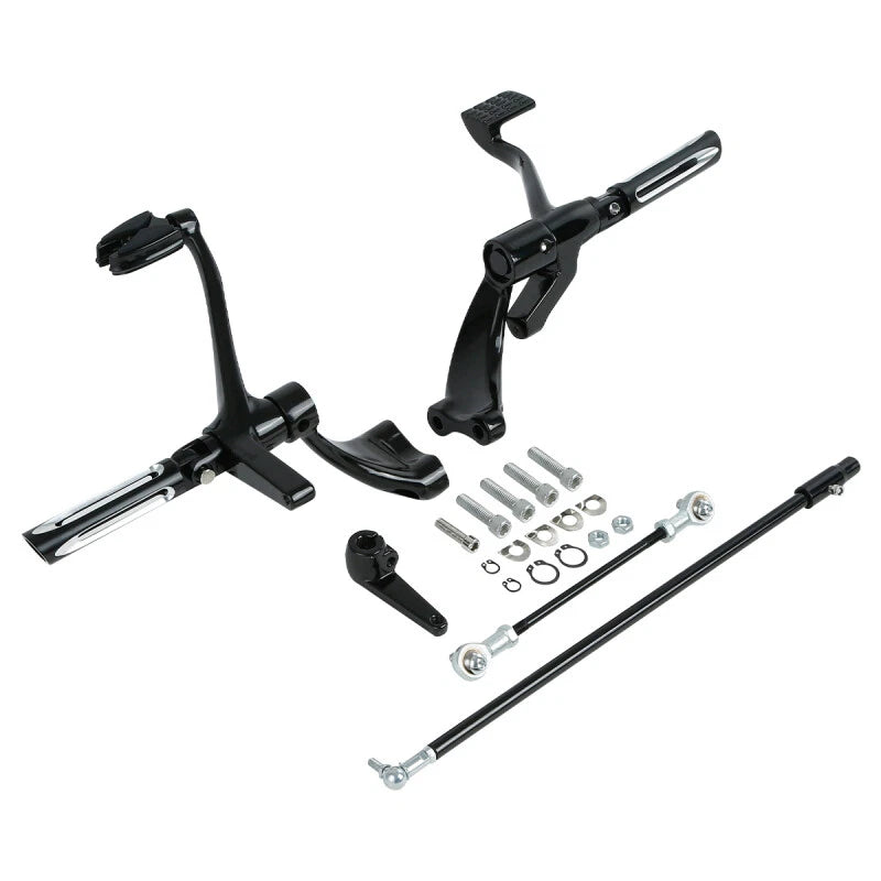 Black Forward Control Pegs for Harley Sportster XL (2004-2013)