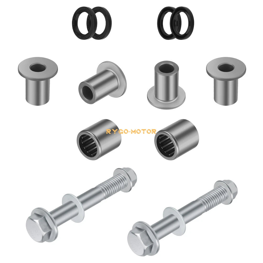 Upper Bushing & Bearing & Nut for Suzuki Quadsport Z400 LT-Z400 Front A-Arm