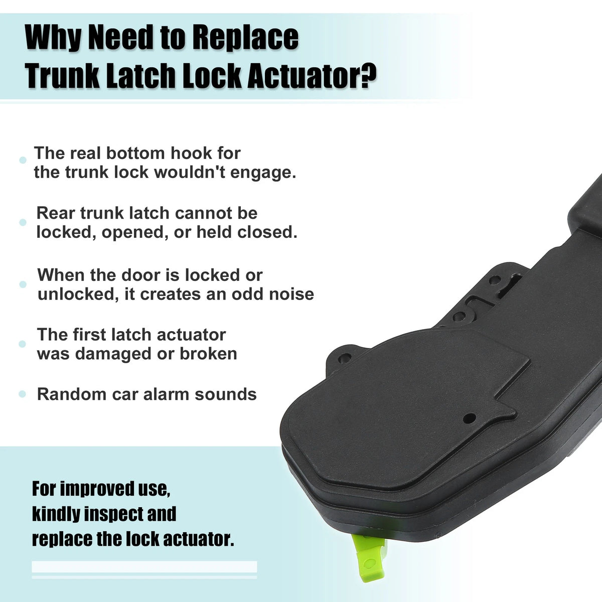 Front Left Door Latch Lock Actuator for Toyota Camry 2.2L 3.0L (1997-2001)