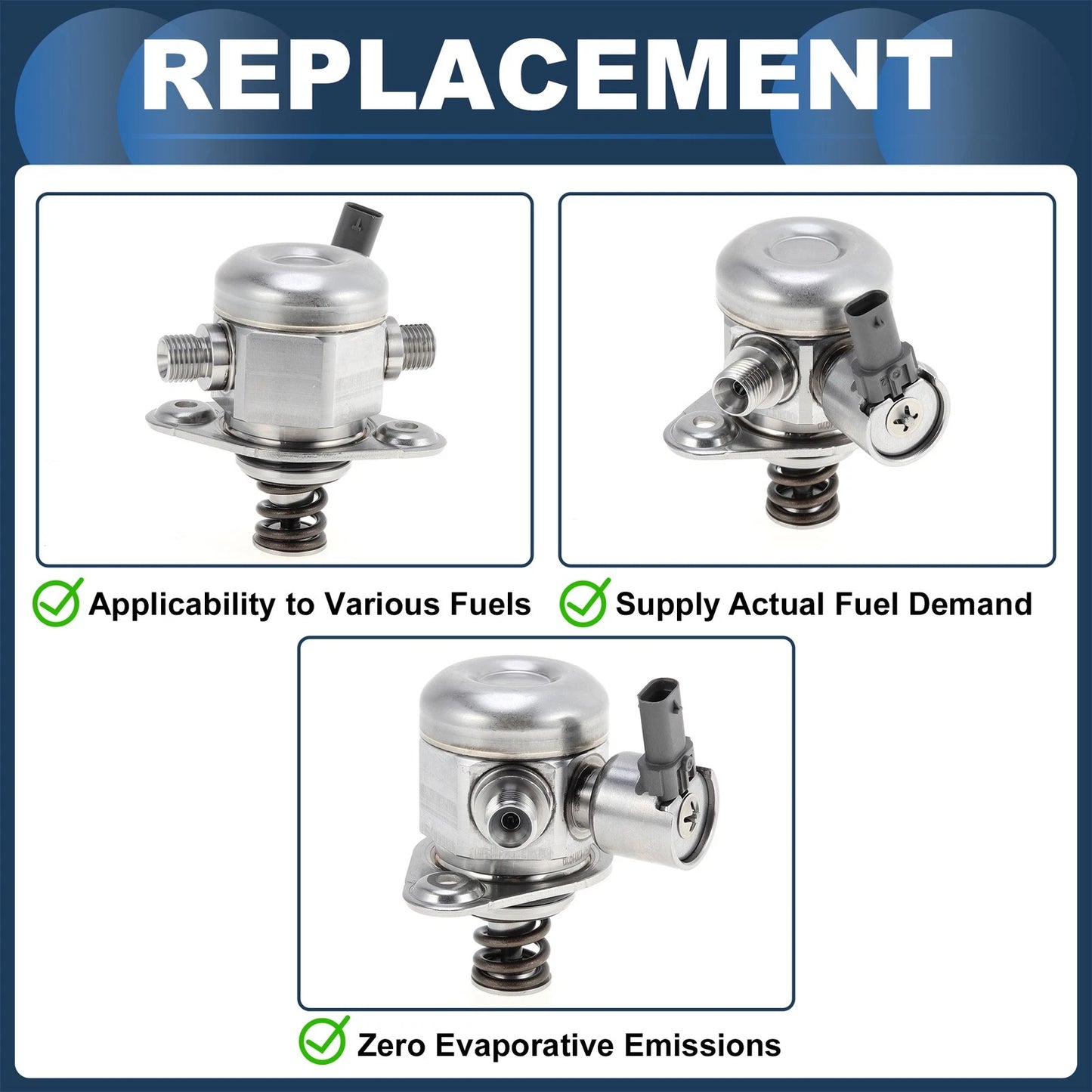 High Pressure Fuel Pump for BMW 335i 435i 535i 640i GT M235i (2011-2019)