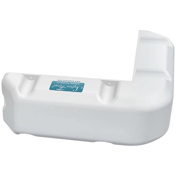 Boat Marina Fender SupaFend Corner Piece White Dock Fender 90 Degrees