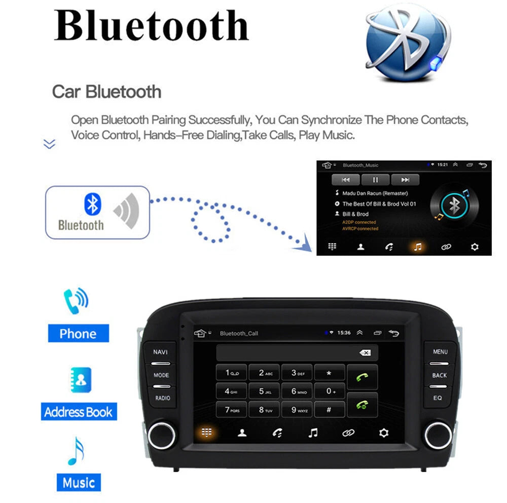 7" Stereo Radio GPS Navi for 01-05 Mercedes SL R230 SL350 SL500 SL55 SL600 SL65