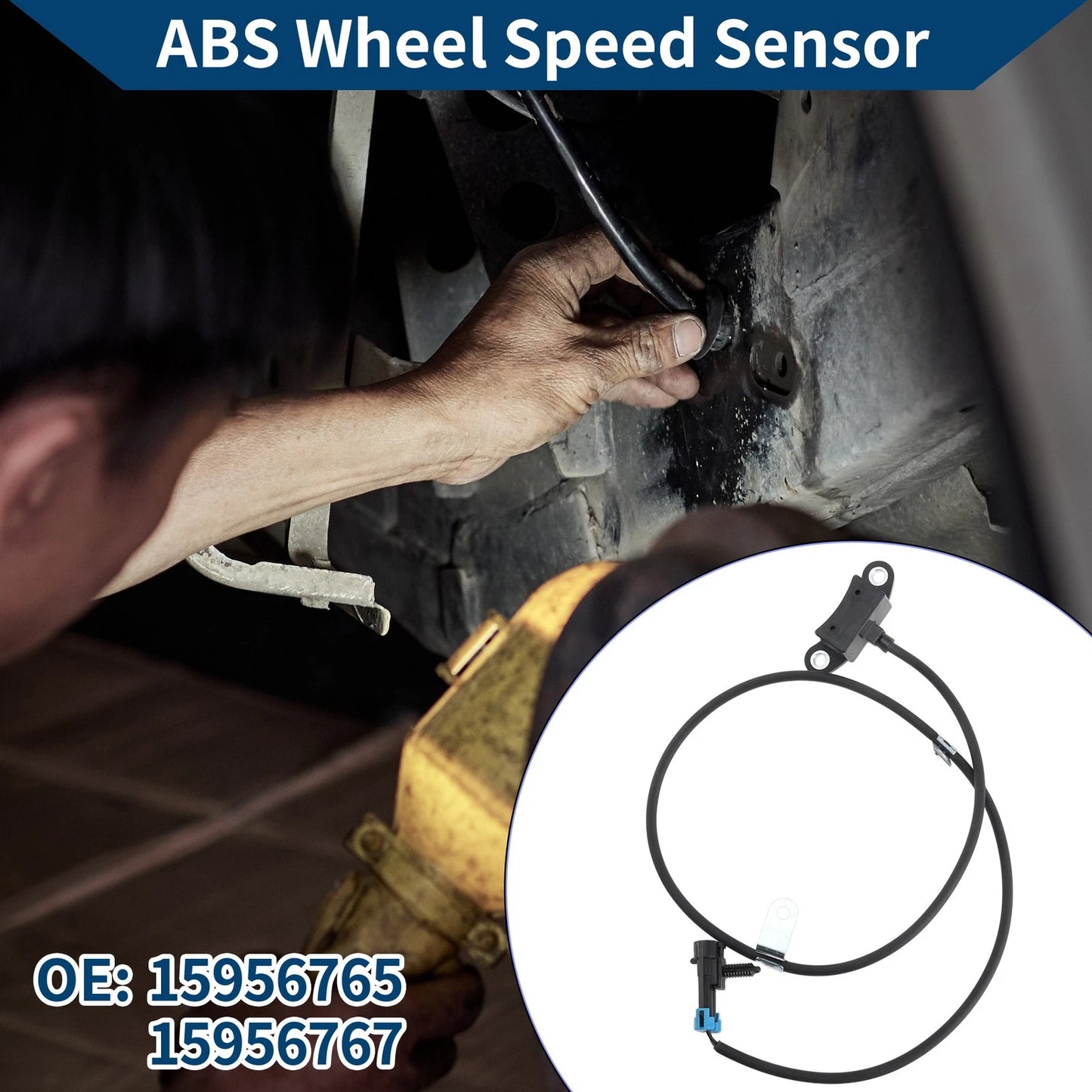 2x ABS Wheel Speed Sensors for Chevrolet C3500