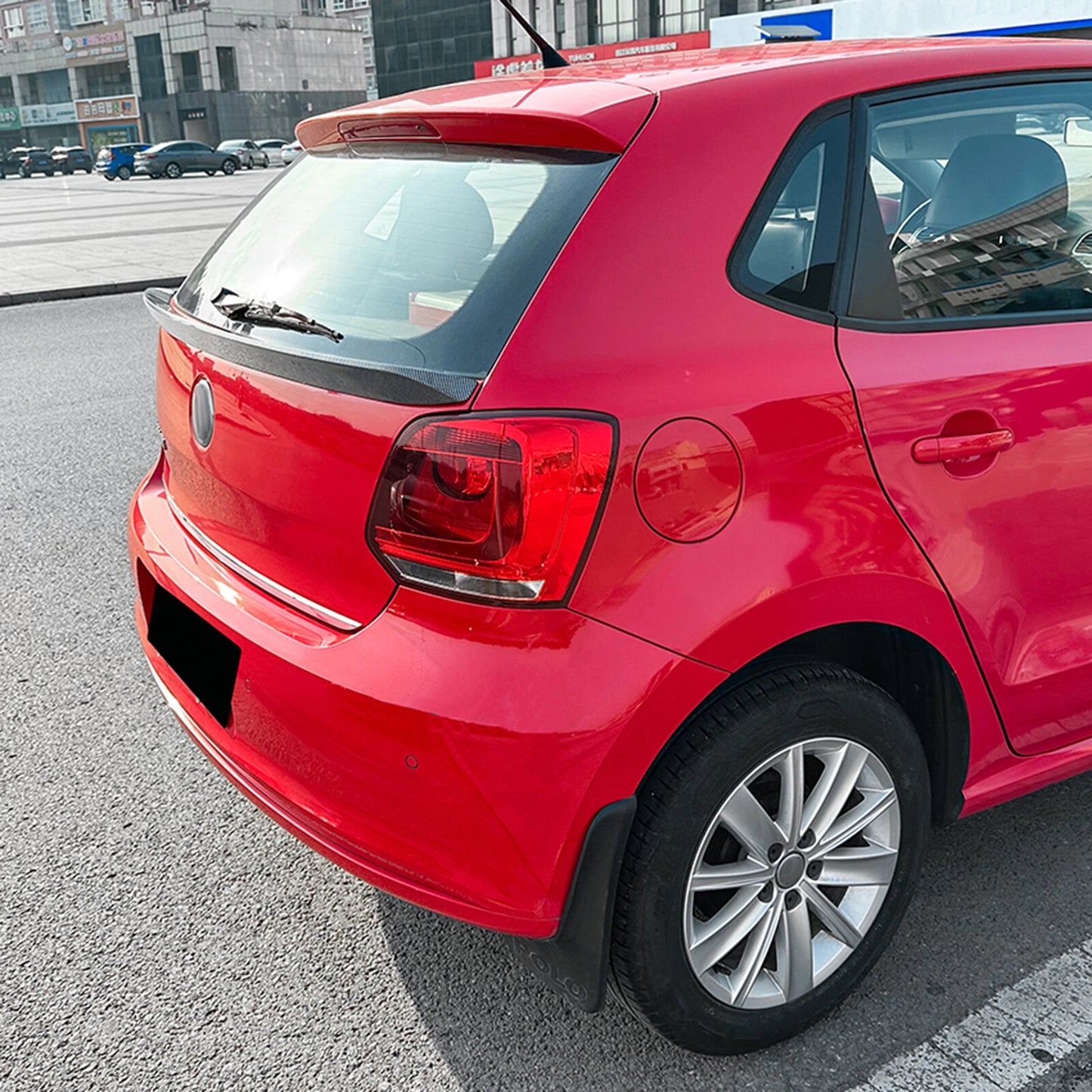 Rear Spoiler Lip for Volkswagen Polo 6R 6C (2009-2017)