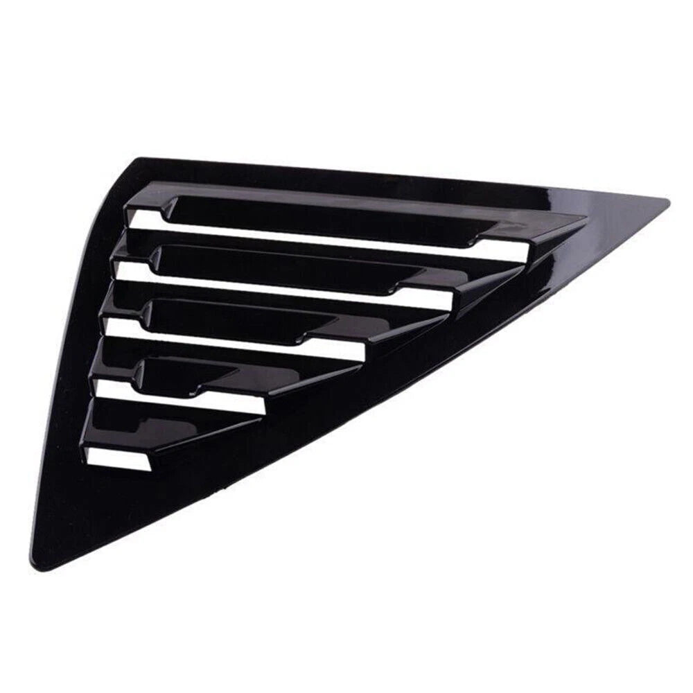 Glossy Black Window Louver Vent Cover Trim for Nissan Sentra Sedan (2013-2019)