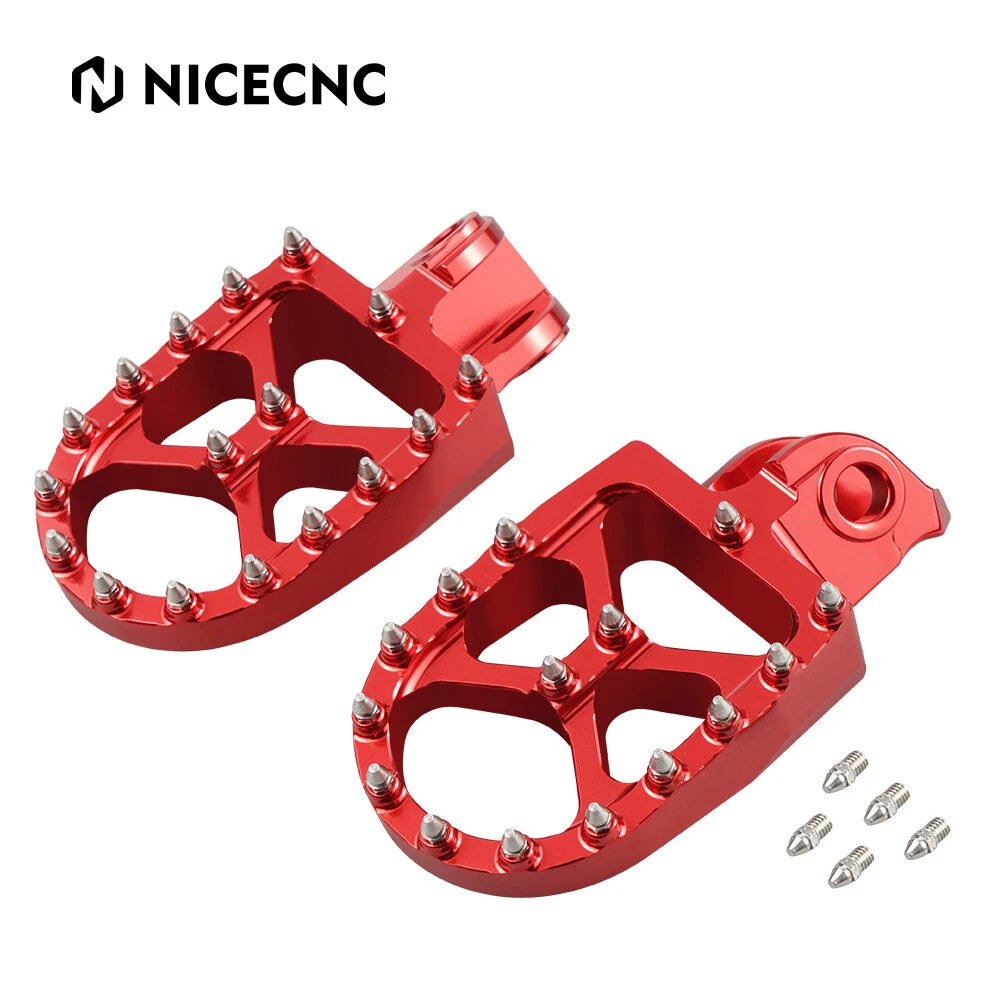 Forged Foot Pegs for Beta X Trainer 250 300 (2015-2024) Red