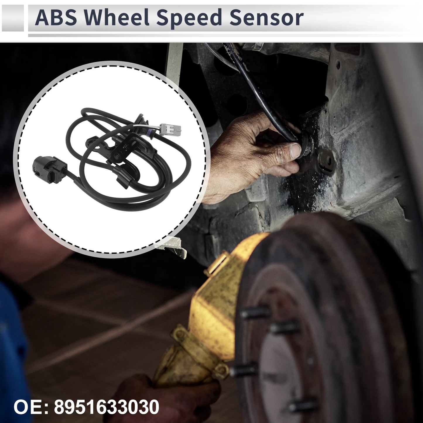 ABS Wheel Speed Sensor for Toyota Camry (2007-2009) 1 Pcs Rear Right