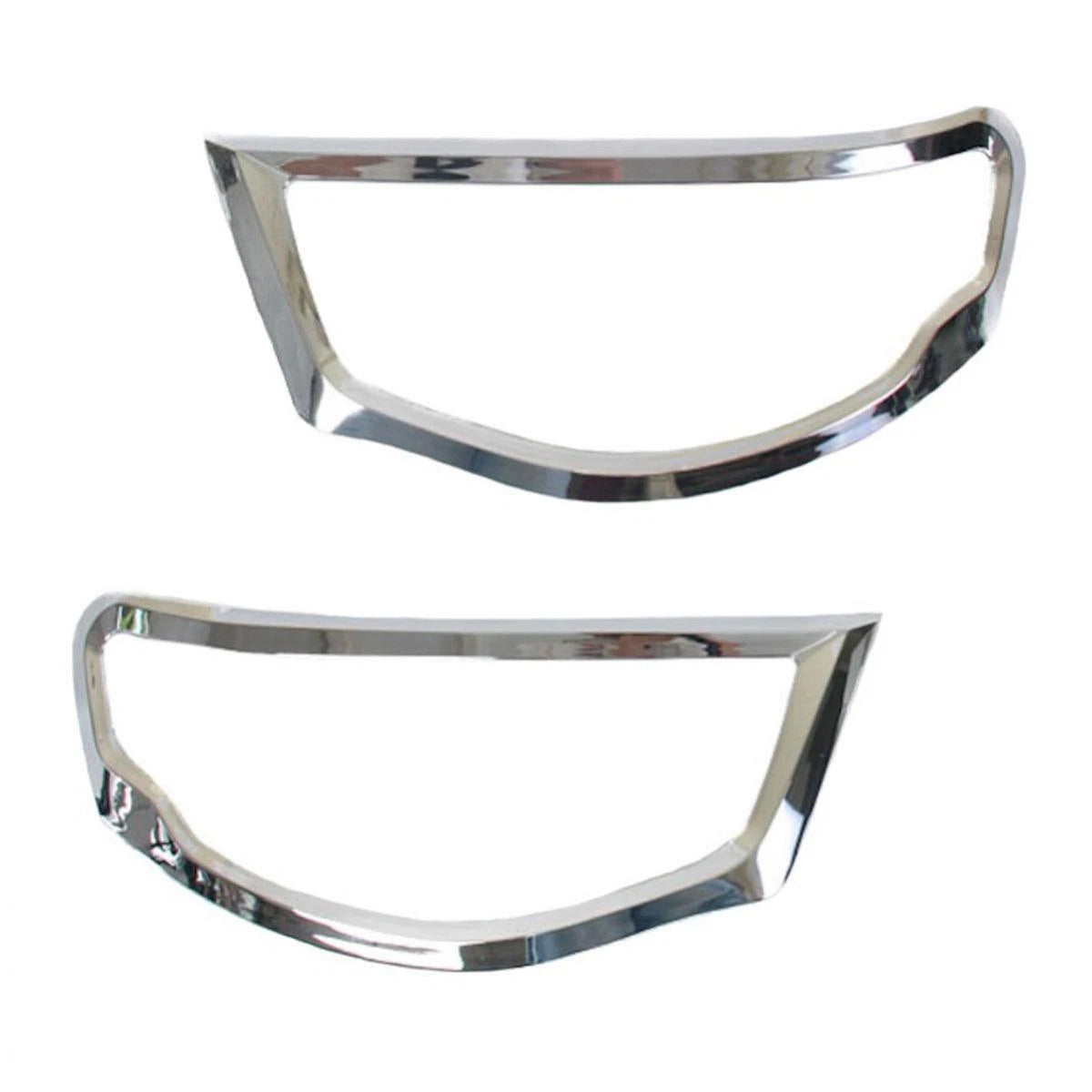 Headlight Cover Trim Chrome Pair Fits Mitsubishi L200 Triton UTE 2006-14 EBDE