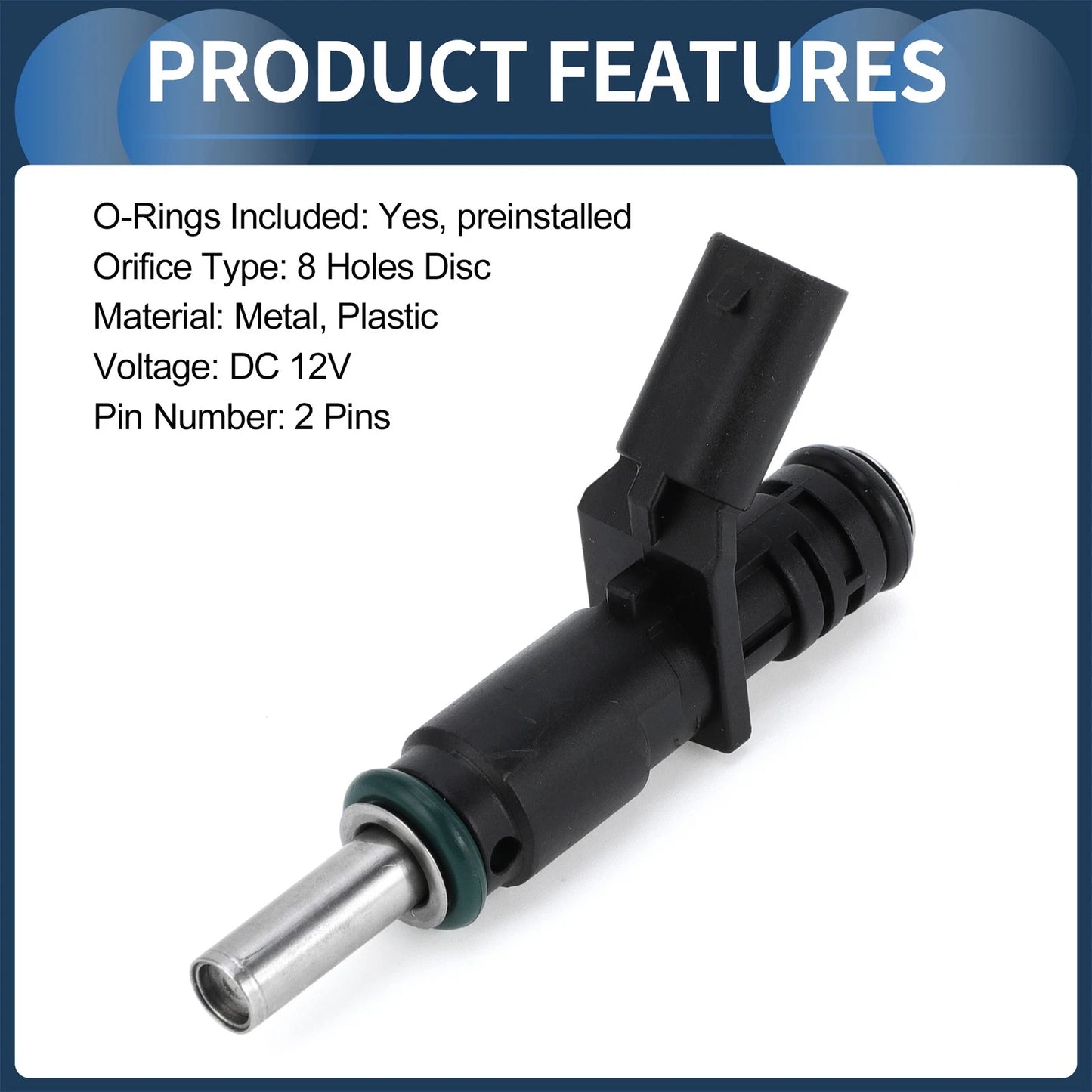 Fuel Injector for Mercedes-Benz W204 C230 C280 C350 (2005-2014)