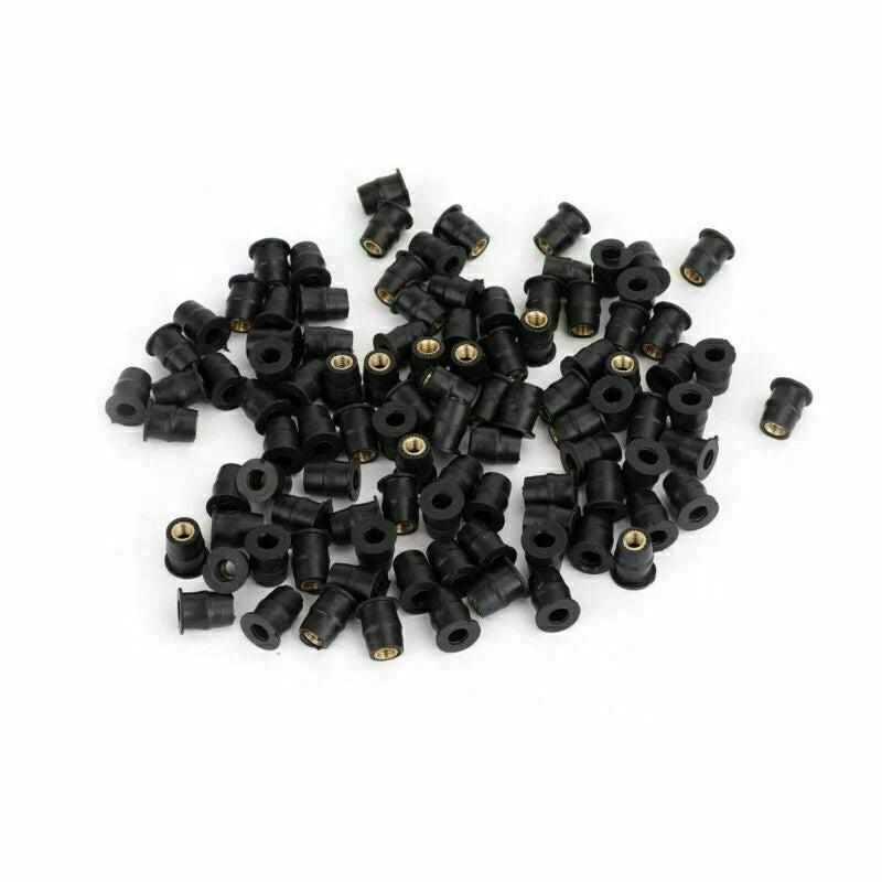 100x Neoprene M5 Vibration Dampers for Fairing Attachment (No Year)