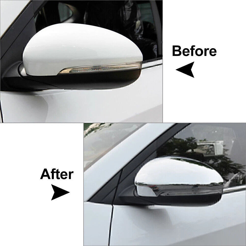Chrome Trim Cover for Hyundai Tucson (2015-2020) Rear View Door Mirrors