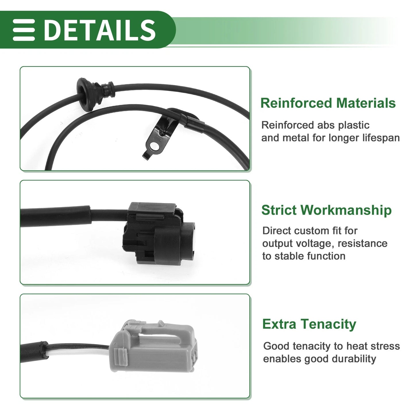 ABS Wheel Speed Sensor Rear Left for Toyota Camry