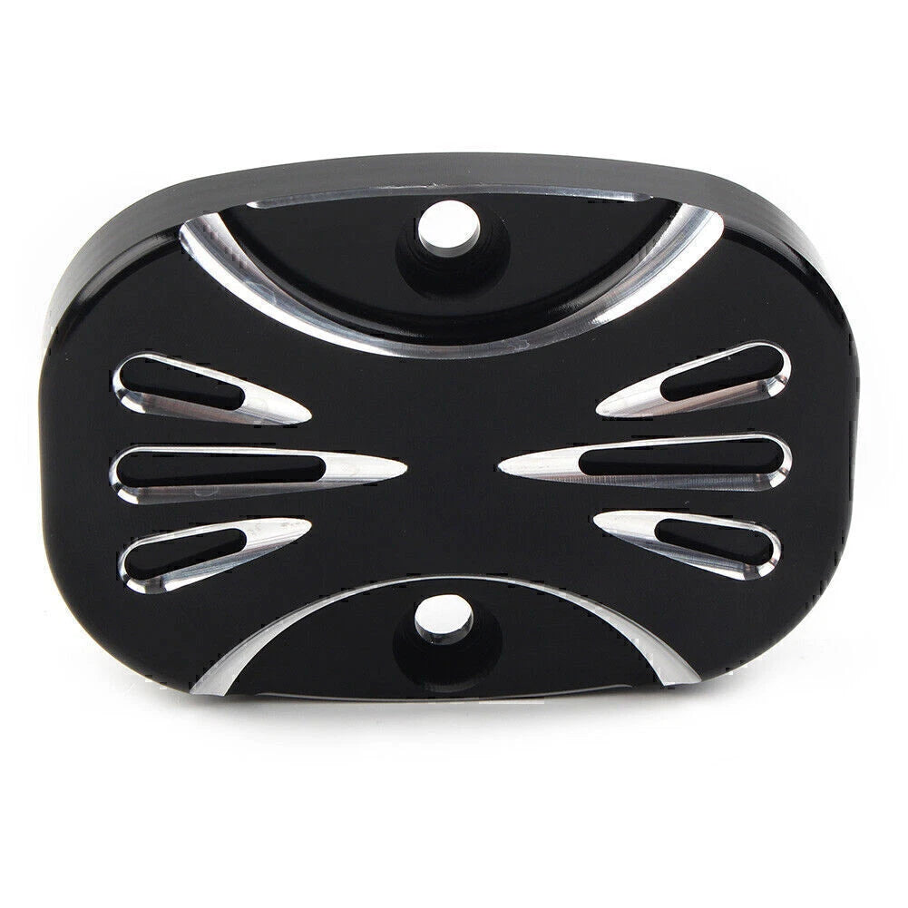 CNC Cut Rear Brake Master Cylinder Cover for Harley Electra Glide Road King