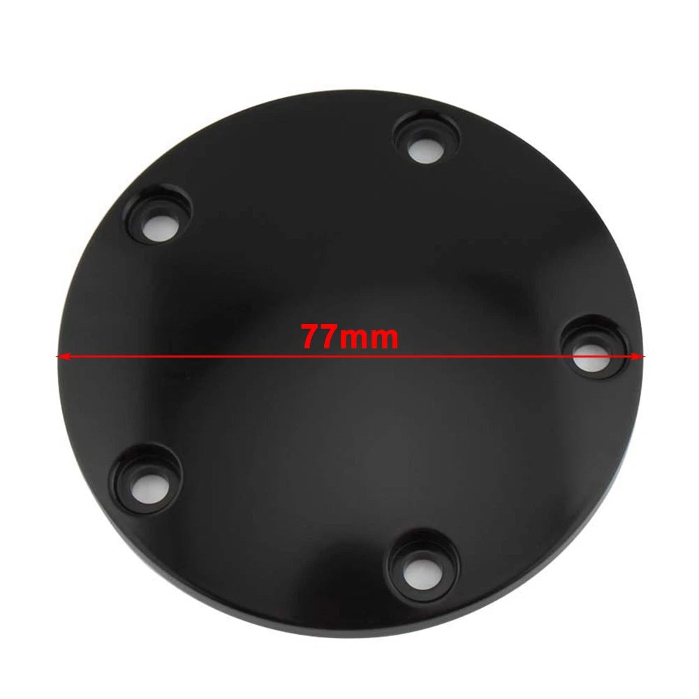 5 Hole Domed Point Timing Ignition Timer Cover Chrome for Harley Softail (2000-2023)