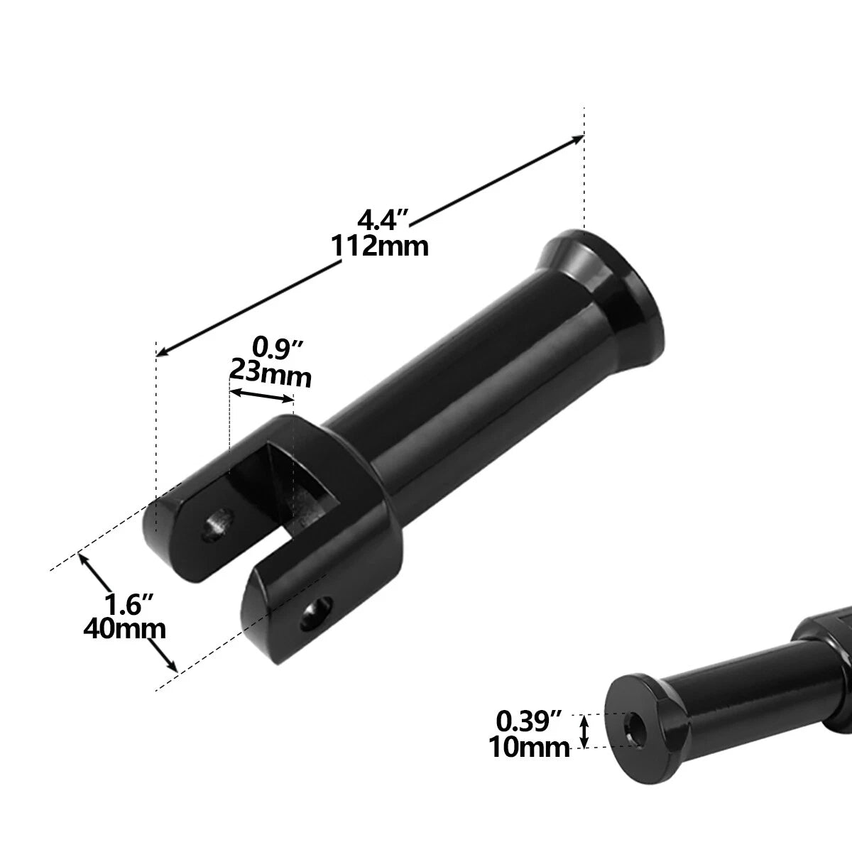 Driver Passenger Footpegs Bracket for Harley Softail Heritage Classic (18-25)