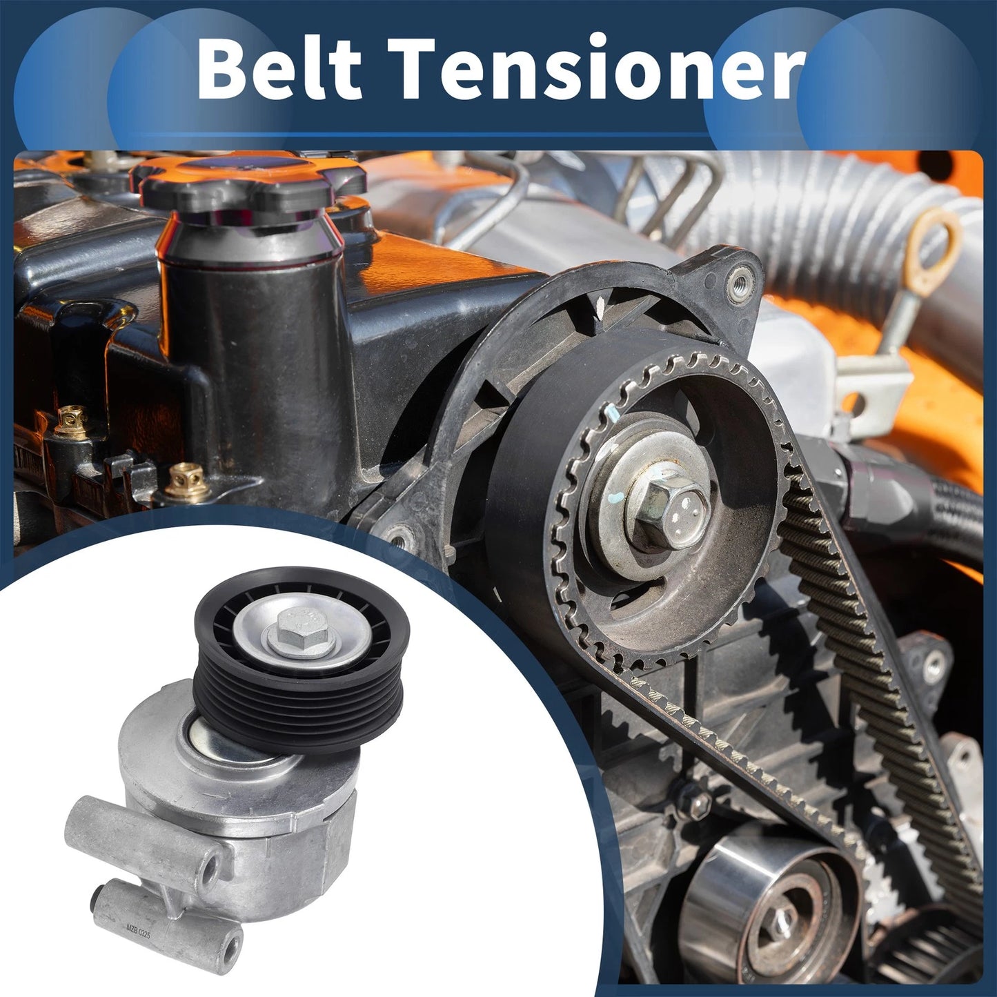 Belt Tensioner for Ford C-Max 2007-2008 Petrol 1.8, 2.0 (2007-2008)
