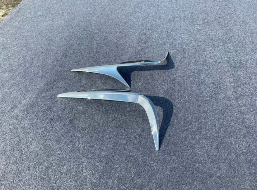 Chrome Rear Light Frame Stripe Tail Cover Trim for Toyota Prius (2019-2022) 2 x pcs