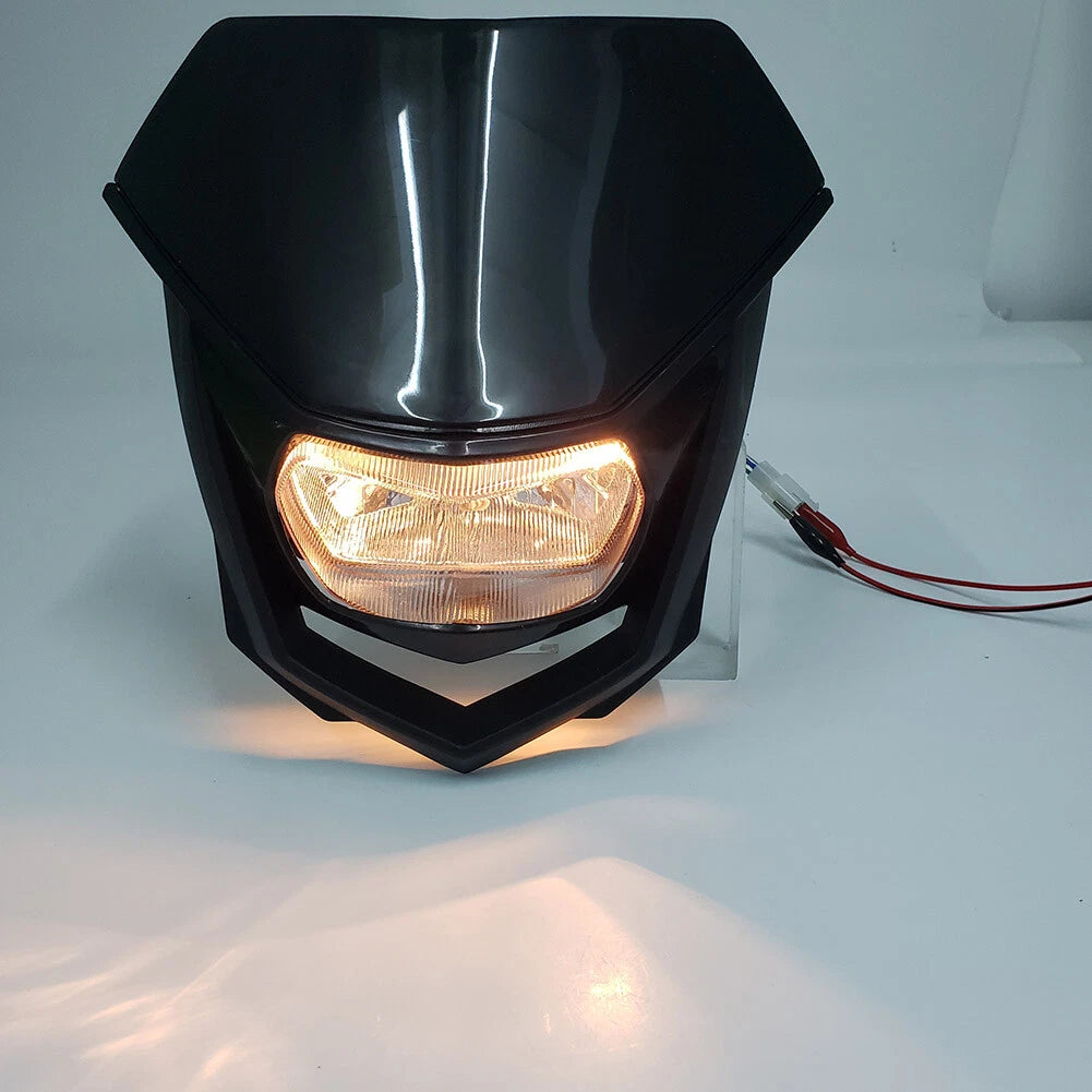 Universal Headlight Lamp for Supermoto & Dirt Bikes - Orange (No Year)