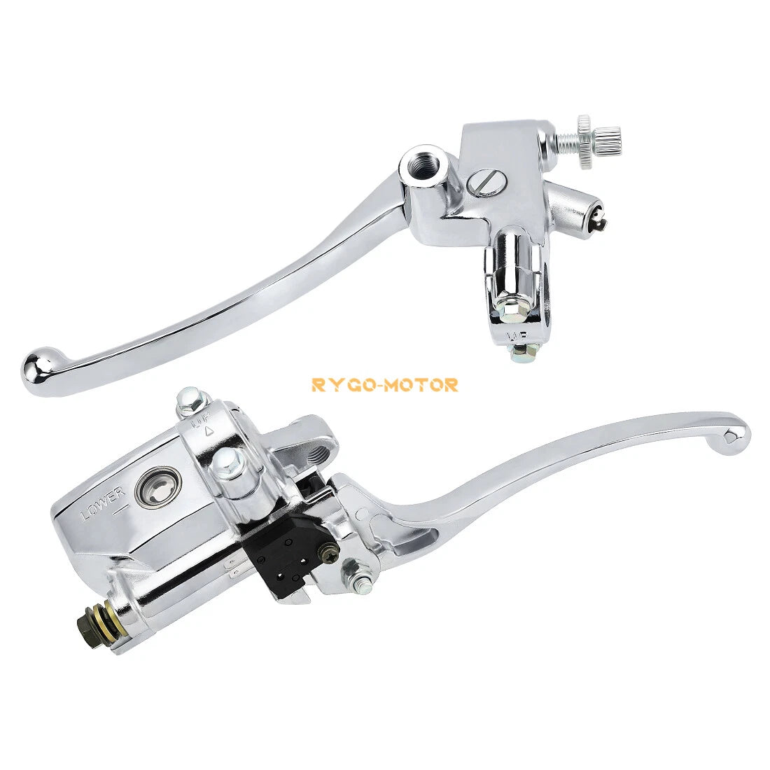 Handlebar 7/8 Brake Master Cylinder Hydraulic Control + Clutch Lever for Motorcycle