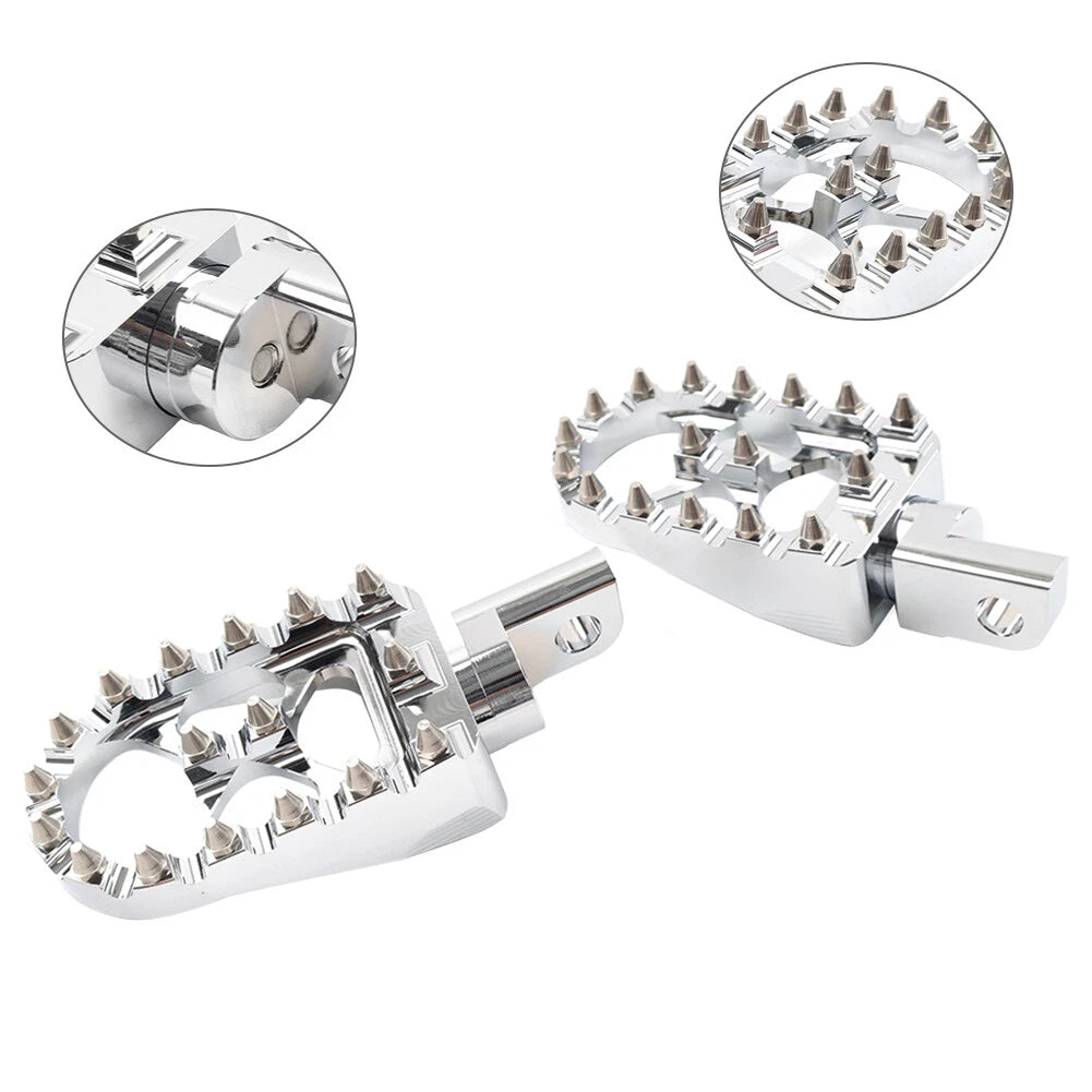 MX Style Footrests Foot Pegs for Harley Sportster XL 1200 883 48 72 (2004-2023)