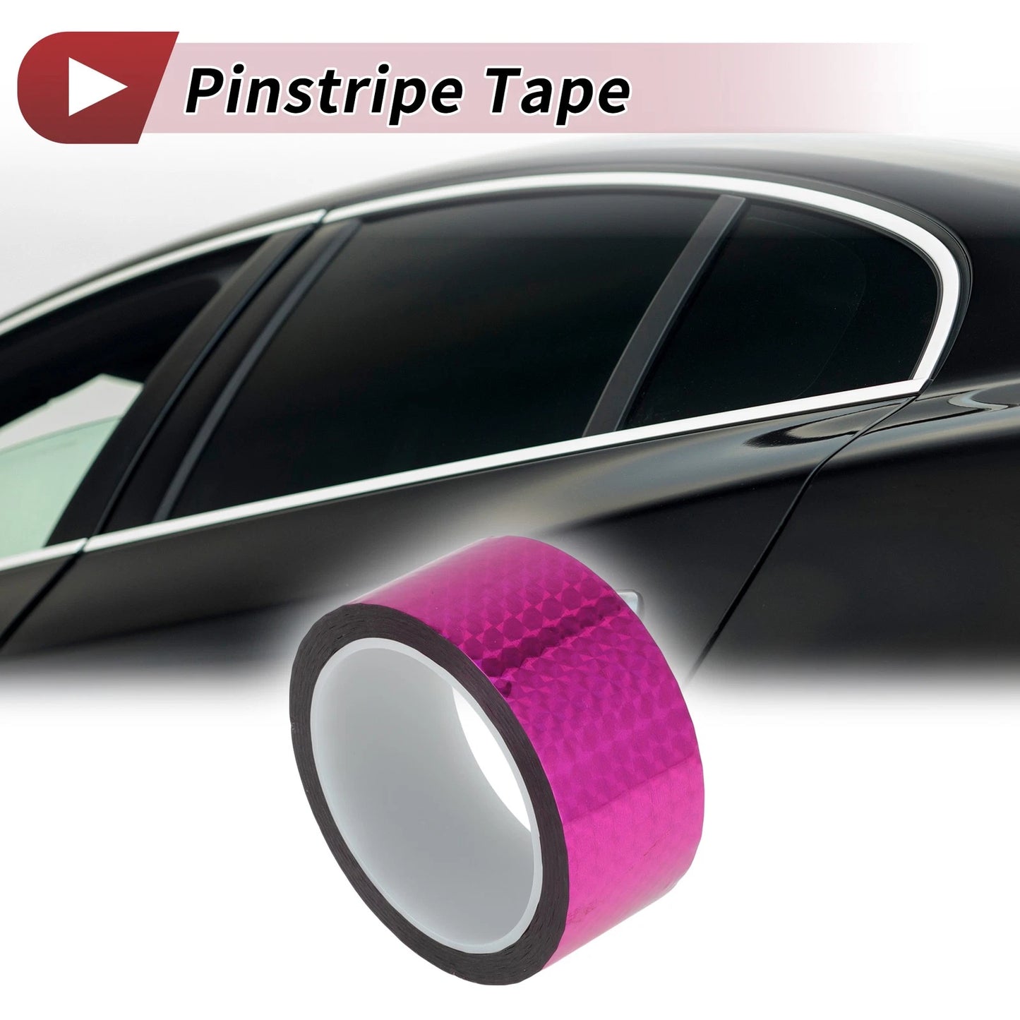 Pinstripe Tape 45mmx50m Laser Purple for Car Motorcycle Boat