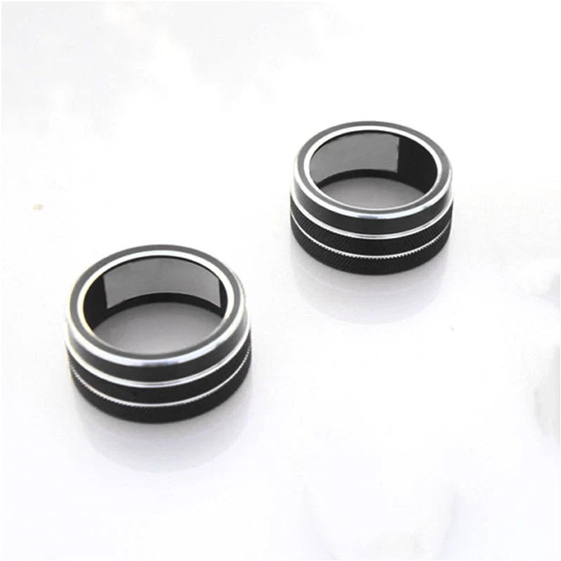 2 x AC Switch Button Ring Covers for Toyota Camry (2018-2023)