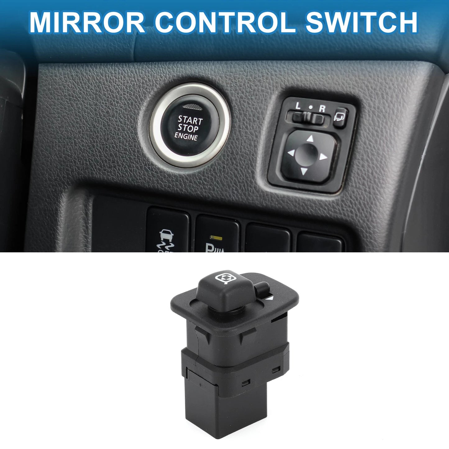 Car Mirror Switch for Ford Explorer, Crown Victoria, E-150 (1995-2001)