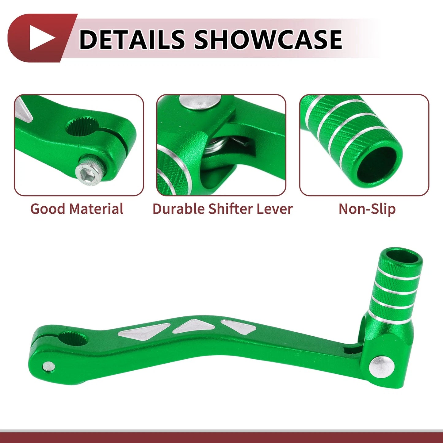 Folding Gear Shifter Lever Green for Yamaha TTR 50cc
