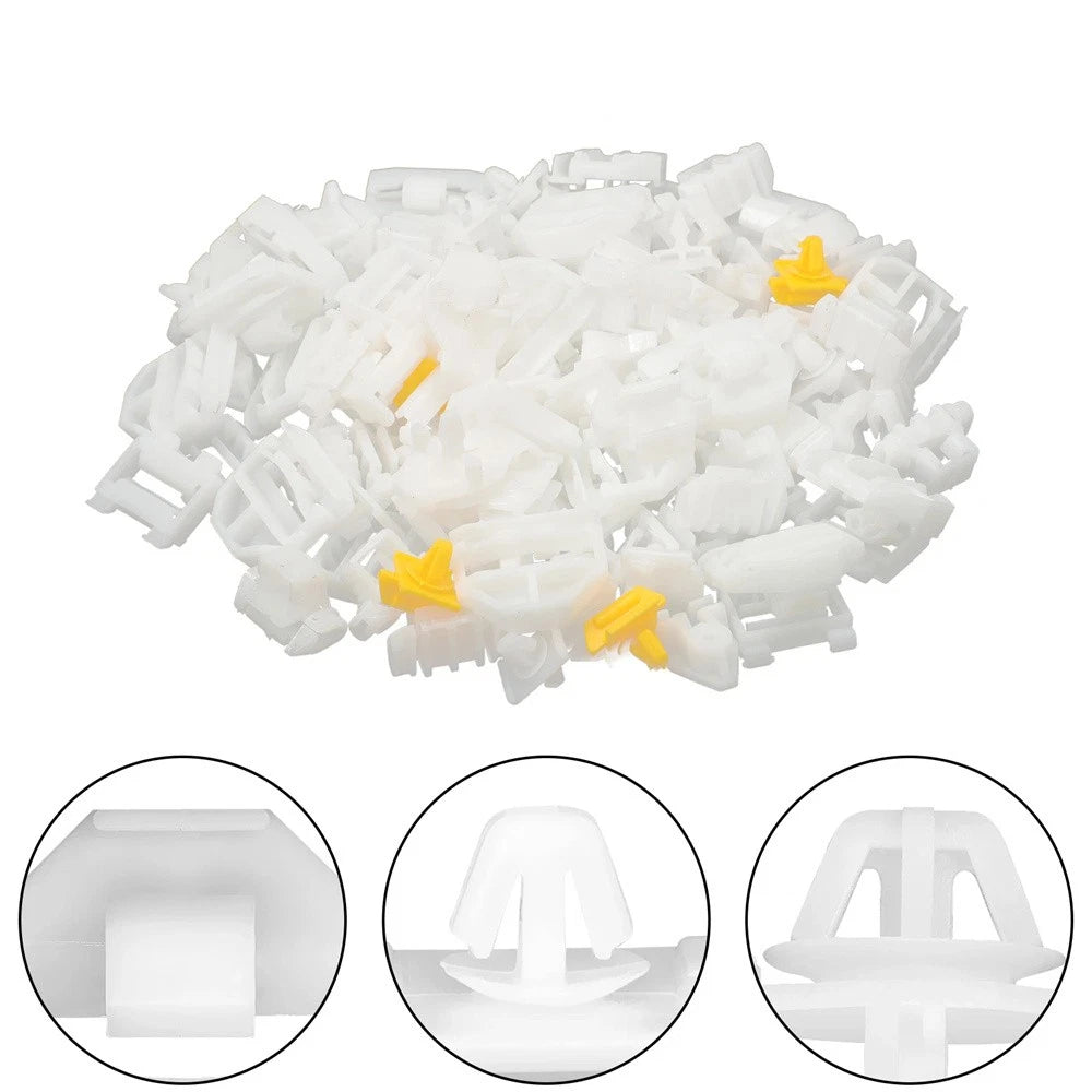 124pcs Car Body Side Door Panel Clips for Benz 190 W201 190E 190D (1982-1993)