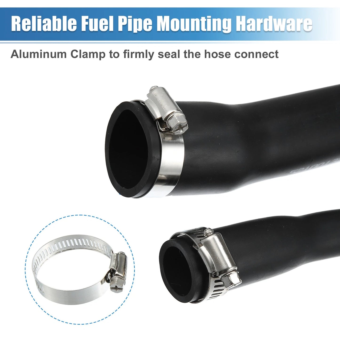 Fuel Fill Vent Hose Pipe for Jeep Cherokee XJ (1997-2001) w/ Clamps