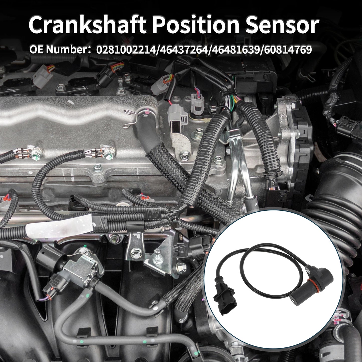 2.8D Crankshaft Position Sensor for CHEVROLET Colorado (2005-2012)