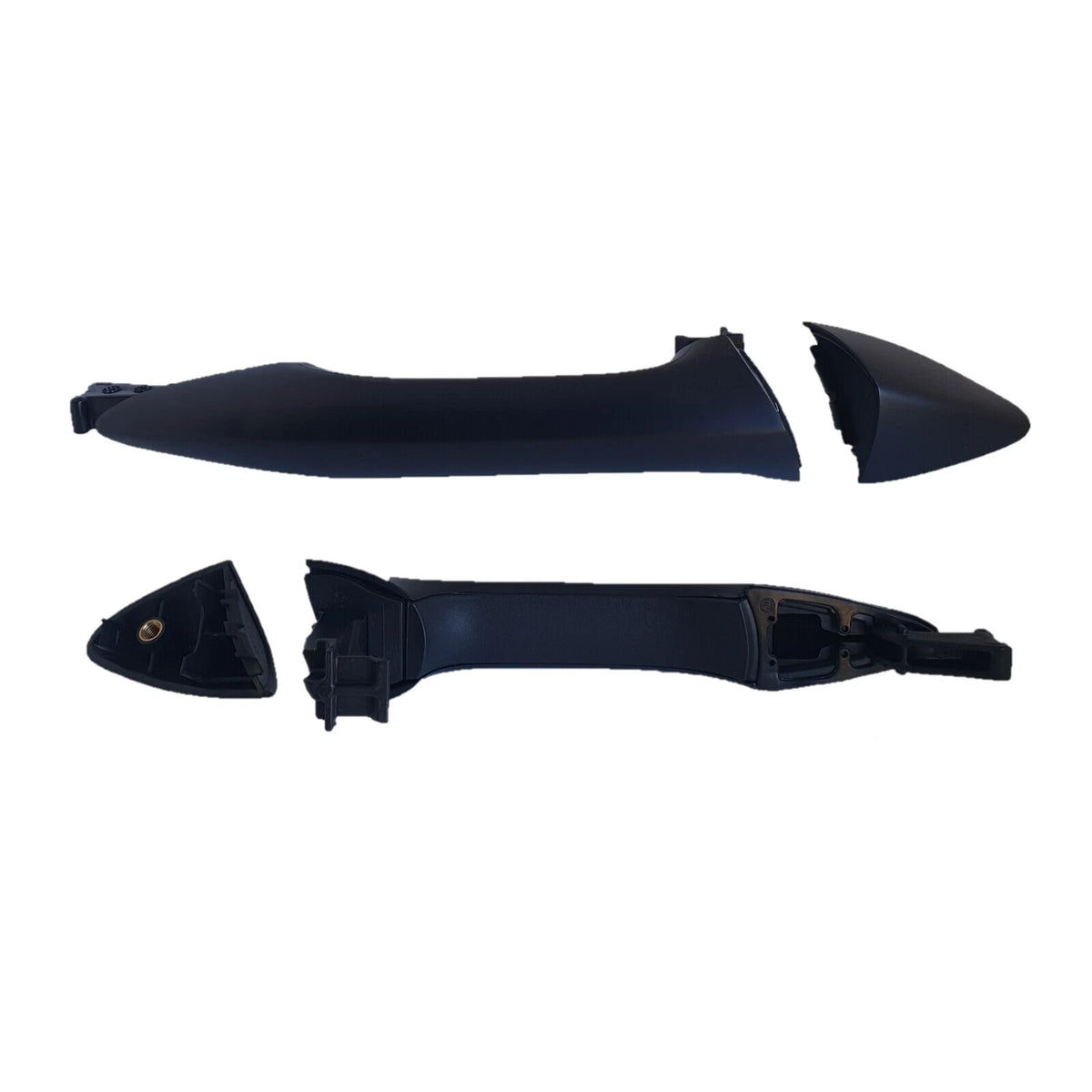 Set of 2 Rear Left + Right Door Handle Black for Hyundai i30 GD (2012–2017)