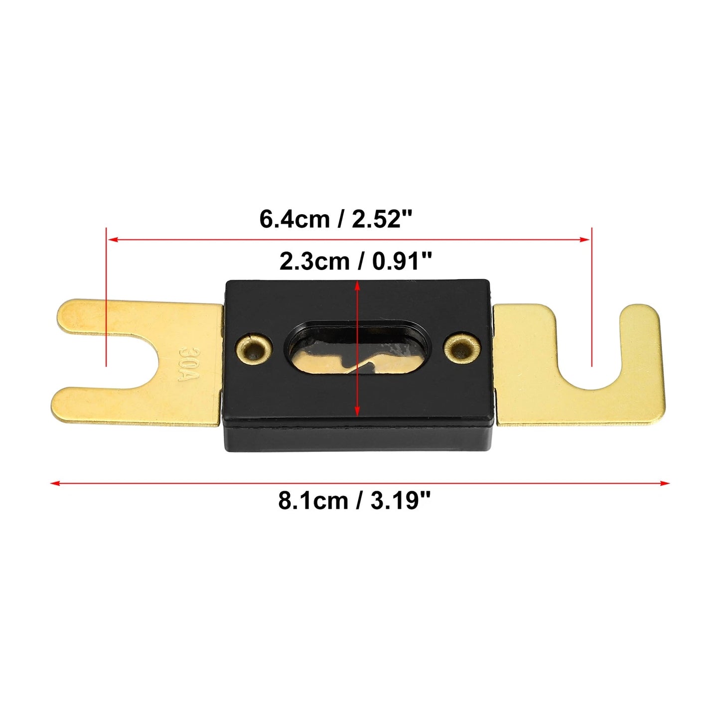 2 x 30A ANL Fuse for Car Truck Motorcycle Boat Audio CDs