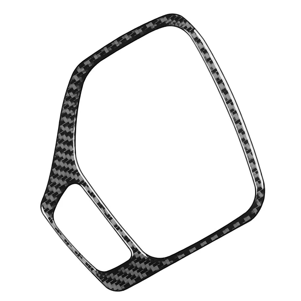 Carbon Fiber Black Gear Shift Panel Cover for Jeep Cherokee (2014-2018)