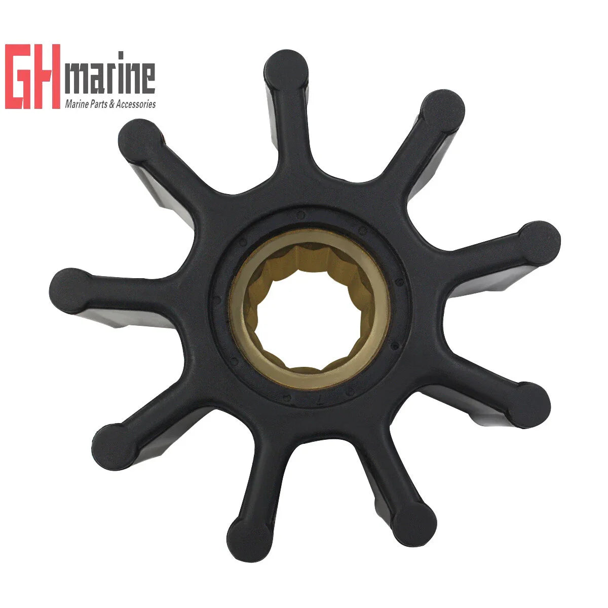Flexible Raw Water Pump Impeller for Hyundai Seasall D170 Inboard Marine