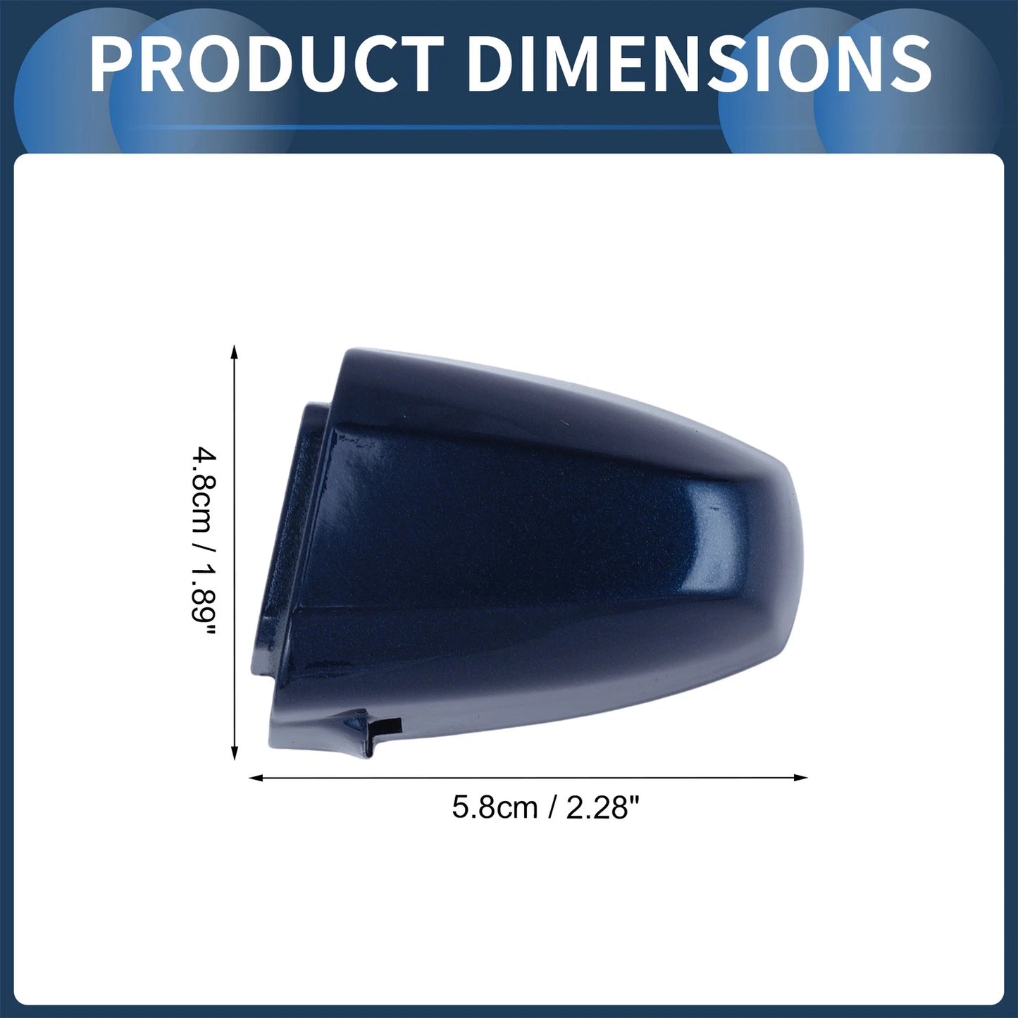 Front Left Door Handle Cover for BMW X1 X2 X5 (2015-2018) - Blue 1 x Pc