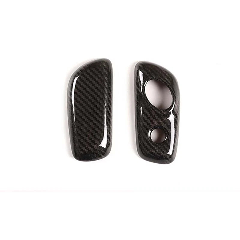 Carbon Fiber Gear Shifter Grap Handle Knob Cover Trim for 2009-2014 Ford F-150