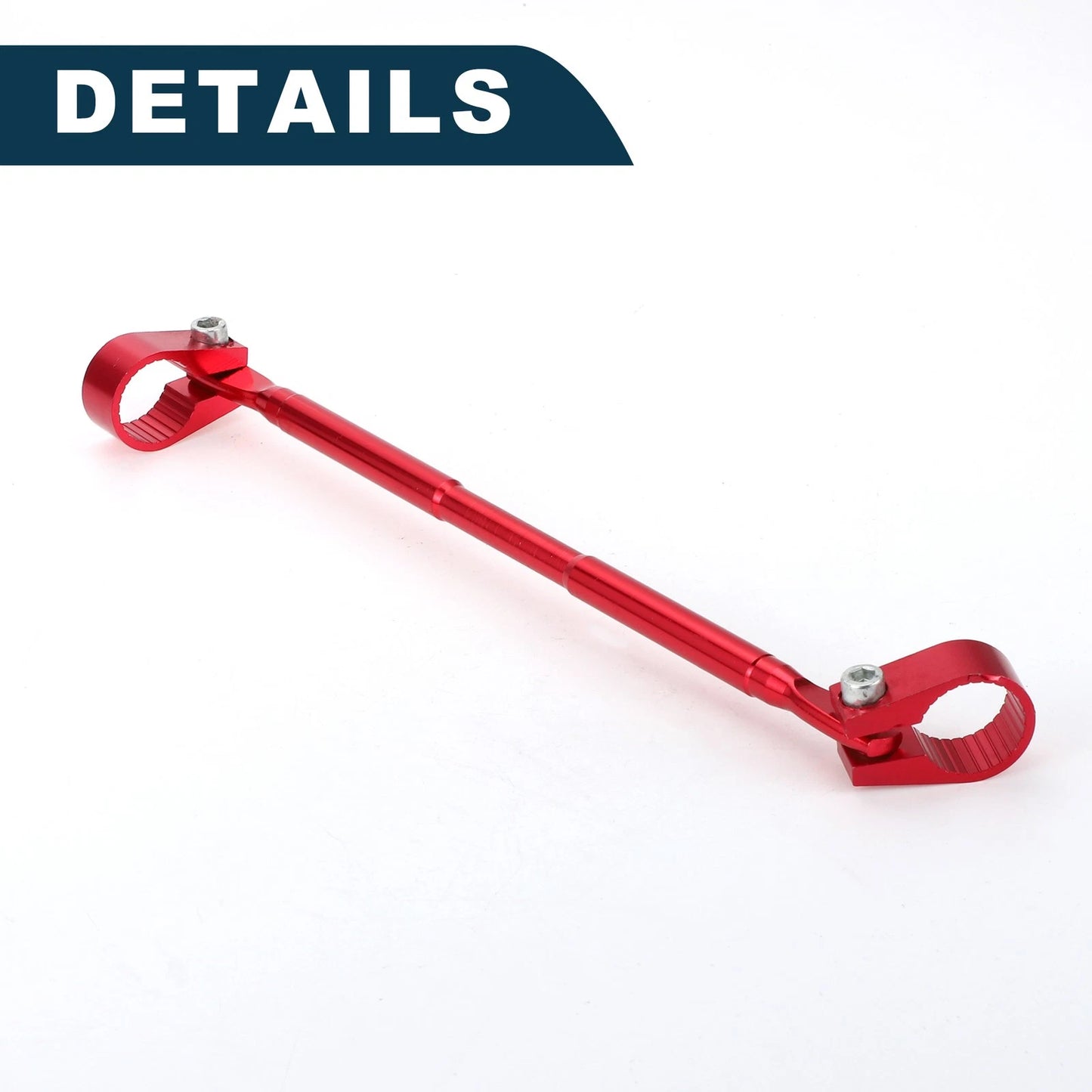 Handlebar Bracket Adjustable for Motorcycle Red 1 x