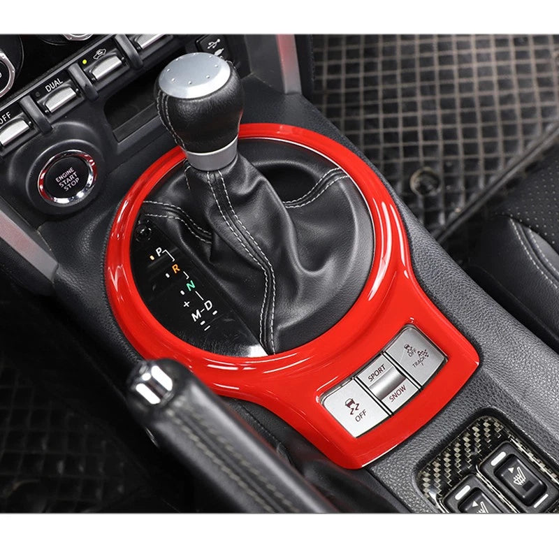 Red Control Panel Bezel Frame for Toyota GT86 Scion FR-S Subaru BRZ (2012-2020)