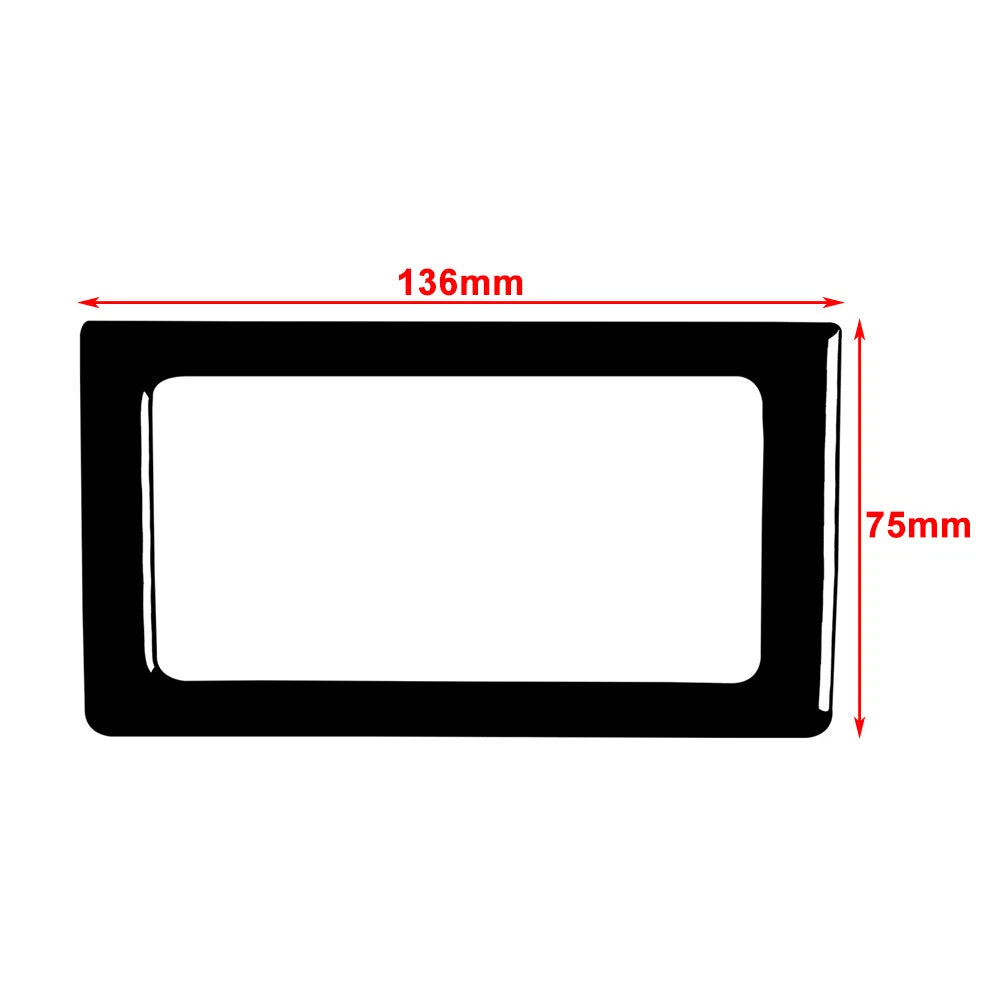 Carbon Fiber Rear Storage Box Cover Trim for BMW 3 Series E36 (1994-1996)